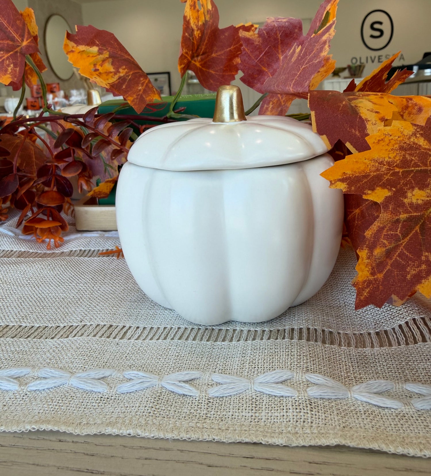 White Pumpkin Soy Candle