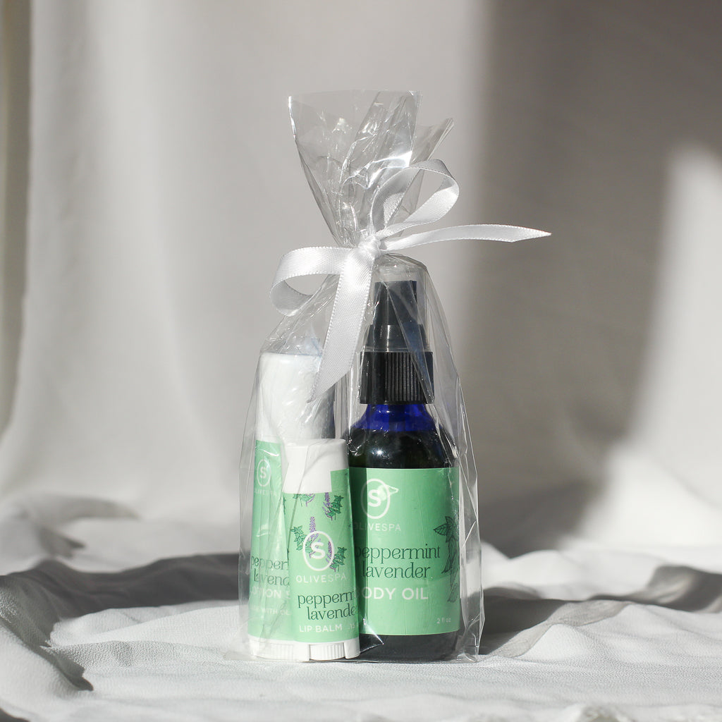 lavender tea tree peppermint PEPPERMINT LAVENDER TLC GIFT BAG