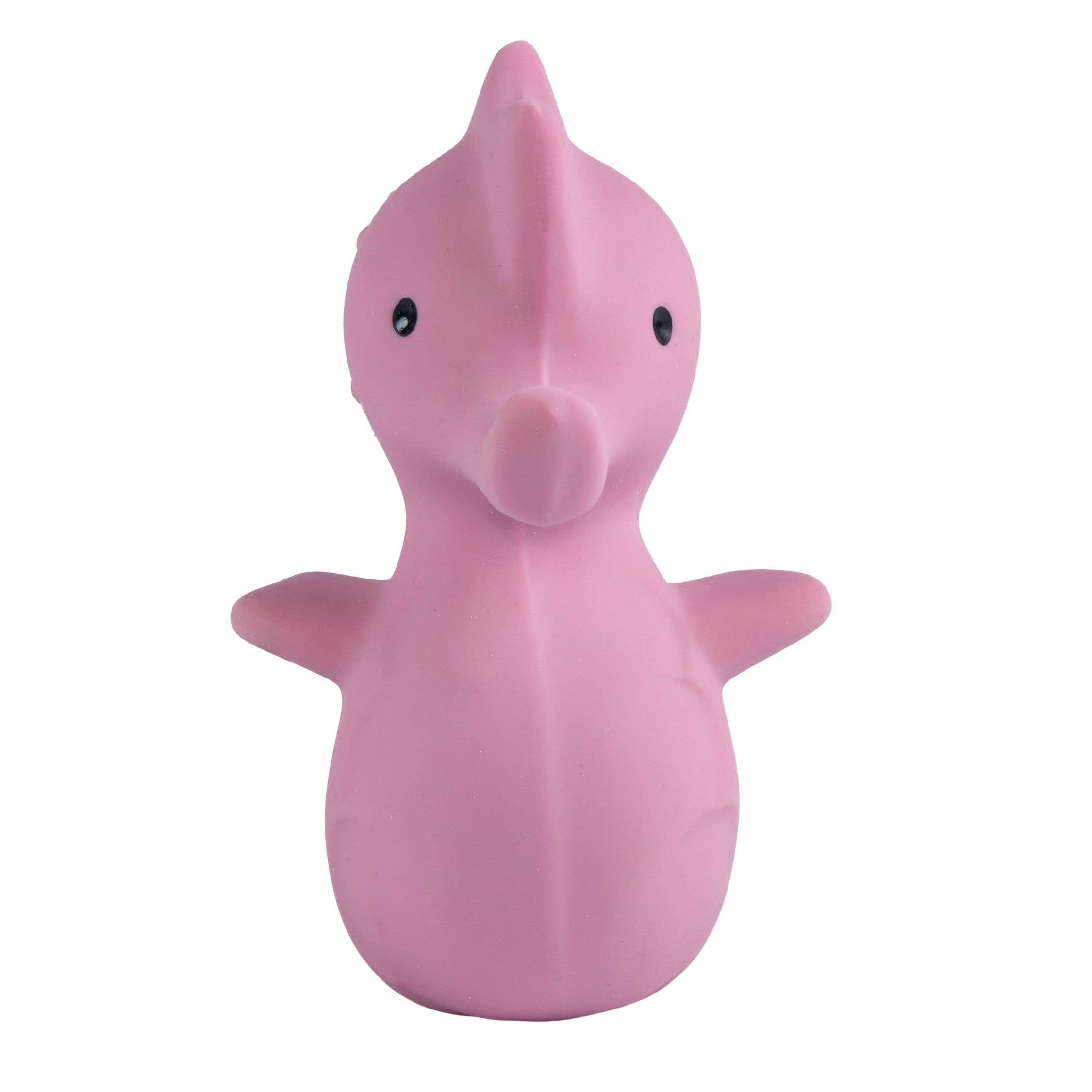 Seahorse Natural Organic Rubber Rattle, Teether &amp; Bath Toy