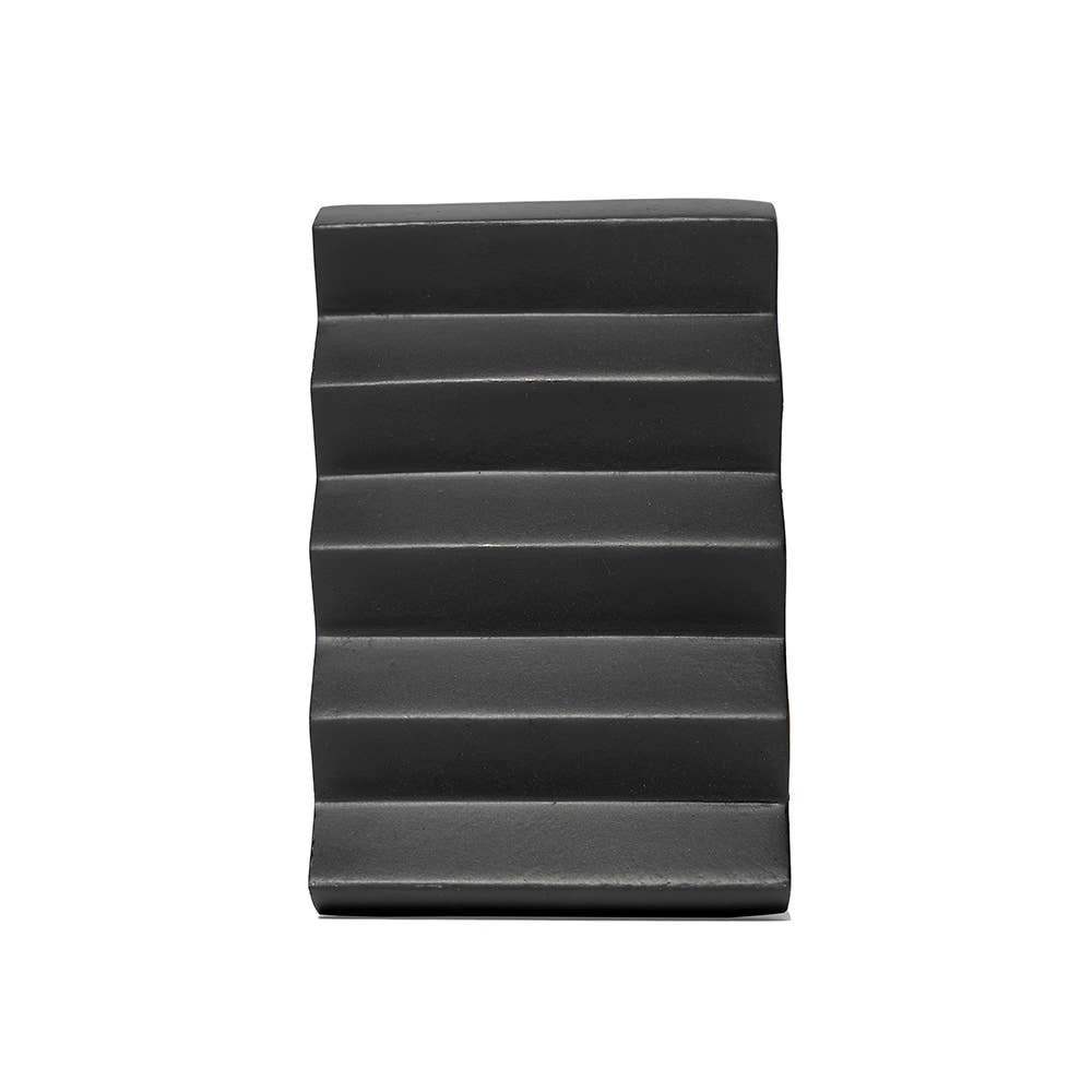 Modern Cement Soap Dish - Black