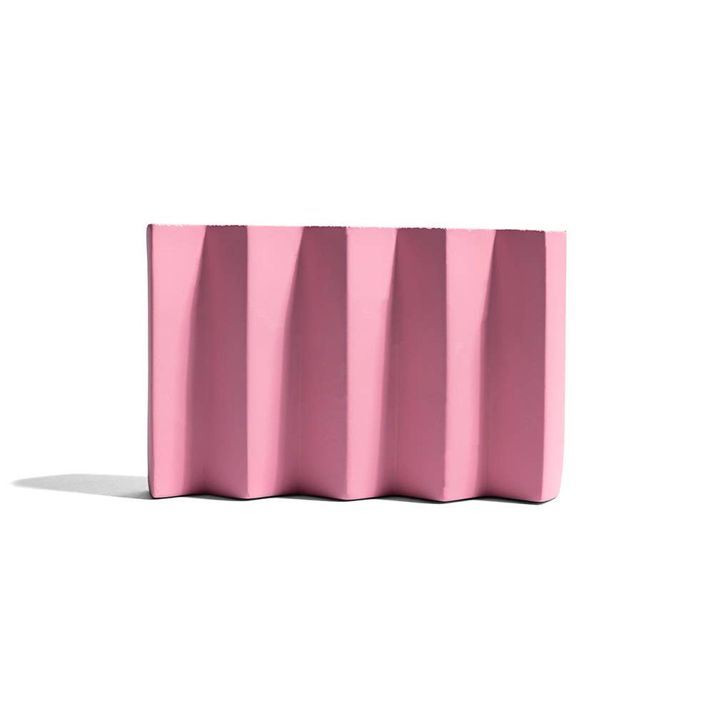 Modern Cement Soap Dish - Pink