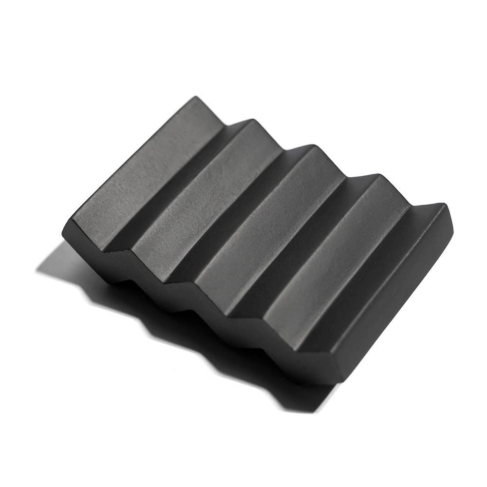 Modern Cement Soap Dish - Black