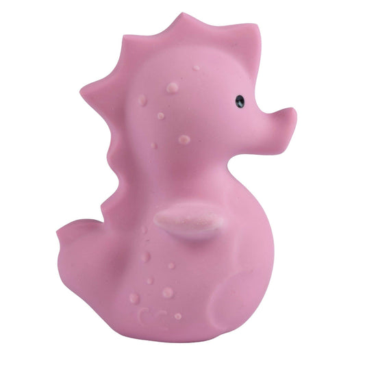 Seahorse Natural Organic Rubber Rattle, Teether & Bath Toy